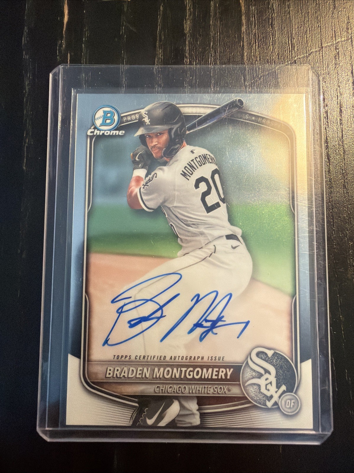 2025 Bowman - Chrome Prospect Autographs Braden Montgomery #CPA-BM (AU, RC)