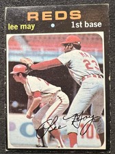 1971 TOPPS 1971 LEE MAY (CINCINNATI REDS) #40 VG+