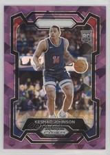 2024-25 Panini Prizm Draft Picks Purple Ice 134/149 Keshad Johnson #66 6j0
