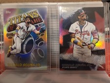 2026 Topps Stars of Mlb Ronald Acuña Jr. #SMLB-15 TOG-7, 9 card Braves Lot