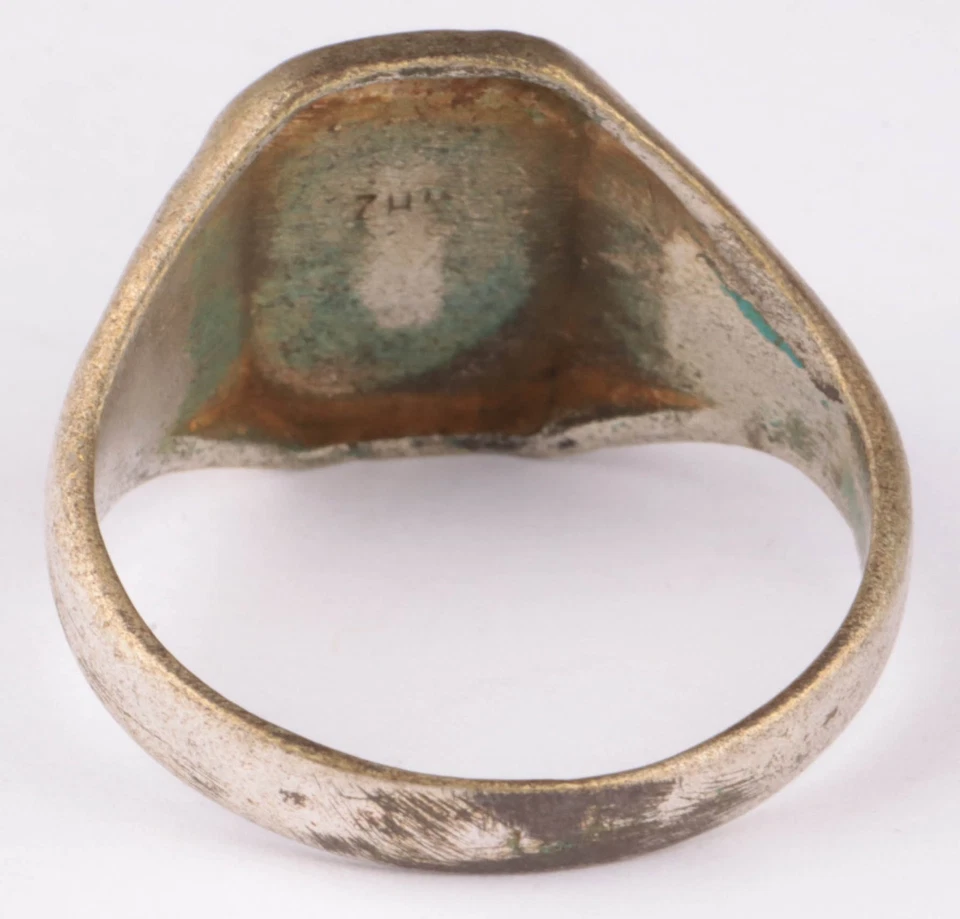 Stalingrad 1942-43 WW2 German ring WWII Germany Army Wehrmacht Iron cross Gothic - Image 2 of 4