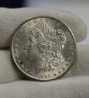 1890 S US Morgan Silver Dollar $1 AU+