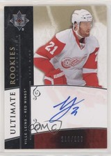 2009-10 Upper Deck Ultimate Collection Rookies 210/299 Ville Leino #120 Auto x6g