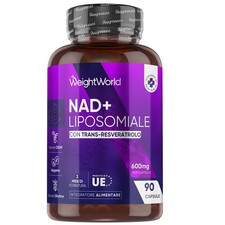 Nad Integratore Vegano 3 Mesi Nad Liposomiale con Resveratrolo e Fosfolipidi 90