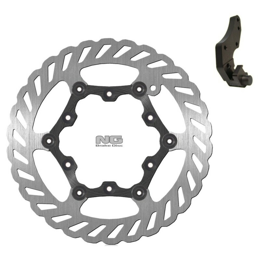 Free Shipping Oversized NG BRAKES Wavy Floating Brake Disc Kit