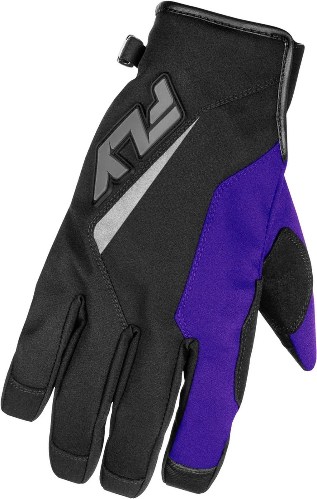 Fly Racing Title Mens Snow Gloves Purple/Black