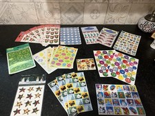 Large Mix Lot Vintage  Modern Stickers