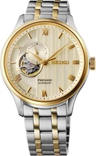Seiko SSA464 Watch for Men - Presage Collection - Stainless Two tone, Elegant
