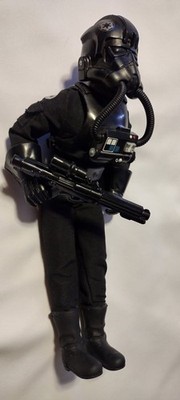 Star Wars Collector Series 1997 TIE Fighter Pilot Doll Fully Posable 12'' B2