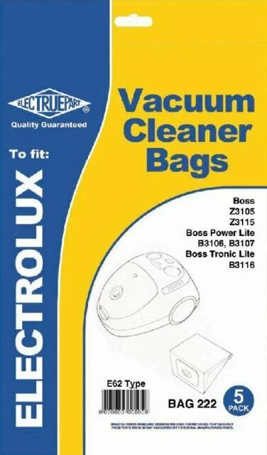 Vacuum Cleaner Bags for Electrolux 5 Number in Pack
