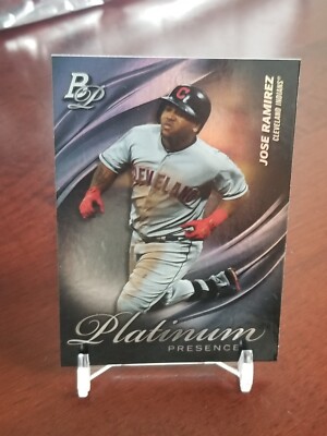 2019 Bowman Platinum Platinum Presence #PP18 Jose Ramirez