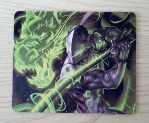 Tappetino per mouse in tessuto e gomma Genji Shimada Overwatch mousepad gaming
