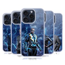 OFFICIAL BLACK LIGHTNING CHARACTERS GEL CASE FOR APPLE iPHONE PHONES