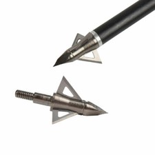 12pcs Archery Blade Arrowheads 125gr Bow Hunting Crossbow Broadheads Arrow Tips