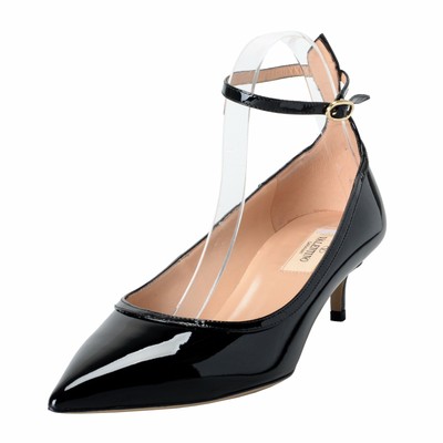 valentino kitten heels black