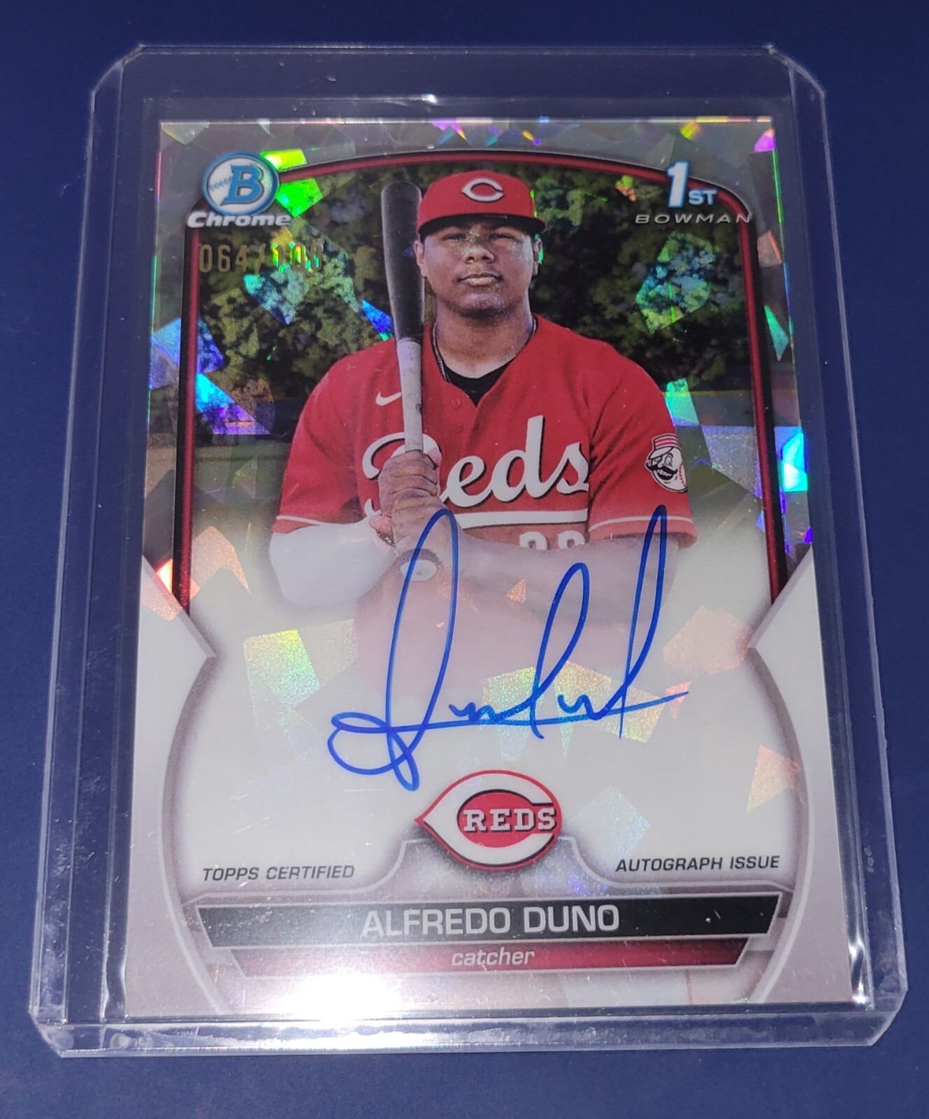 2023 1st Bowman Chrome CPAADU Alfredo Duno Auto Atomic Refractor