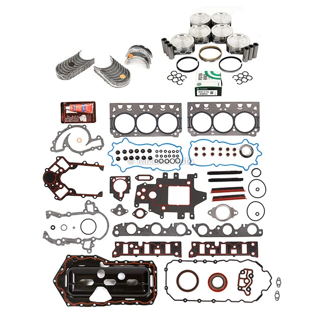 Juego completo de juntas pistones rodamientos aptos 00-05 Buick Park Avenue sobrealimentado 3,8 L Foto 2 de 4