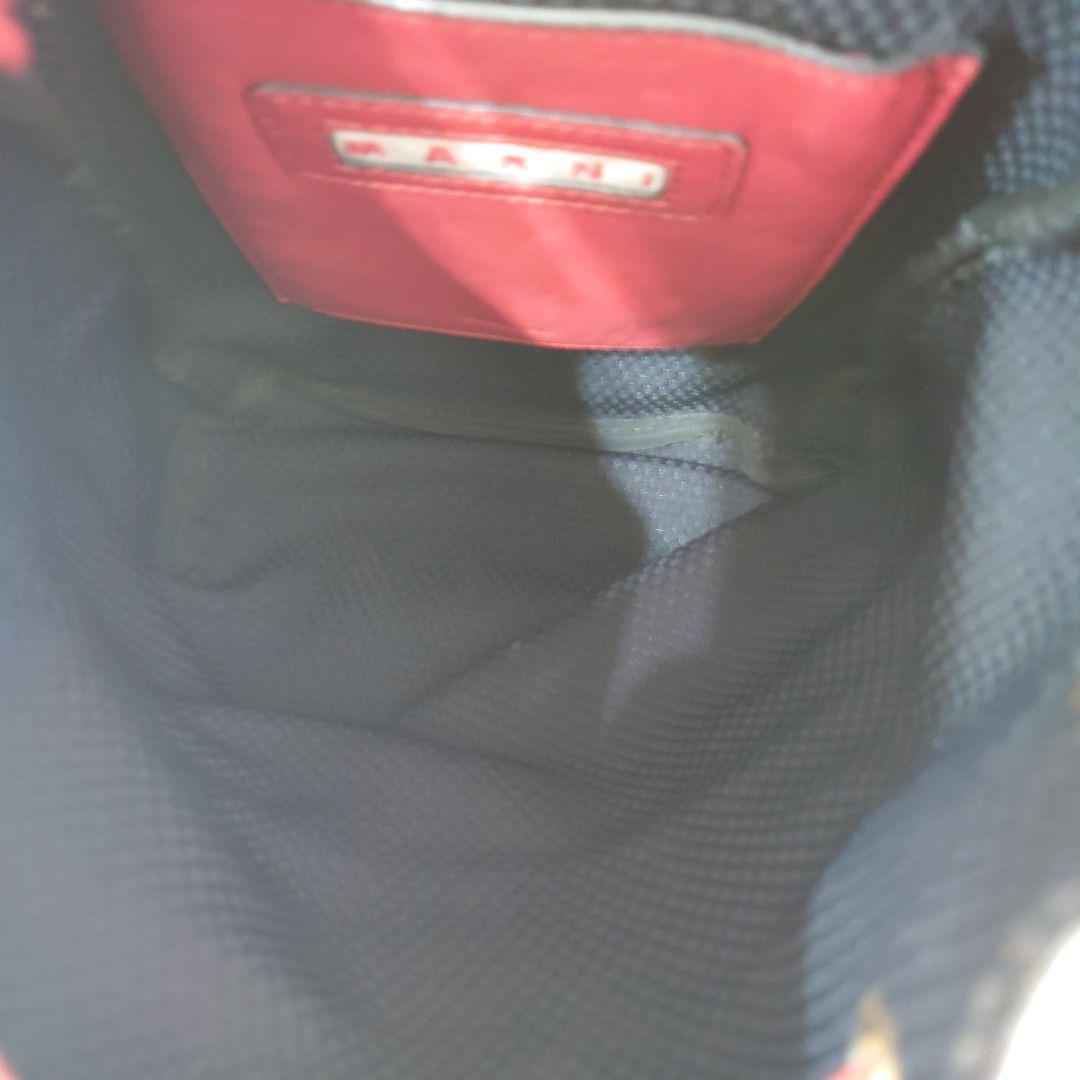 MARNI Mini Backpack Drawstring Style Leather Genu… - image 12