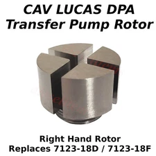 7123-18F Transfer Pump Rotor For DPA CAV Lucas Delphi Injection Pumps Right Hand