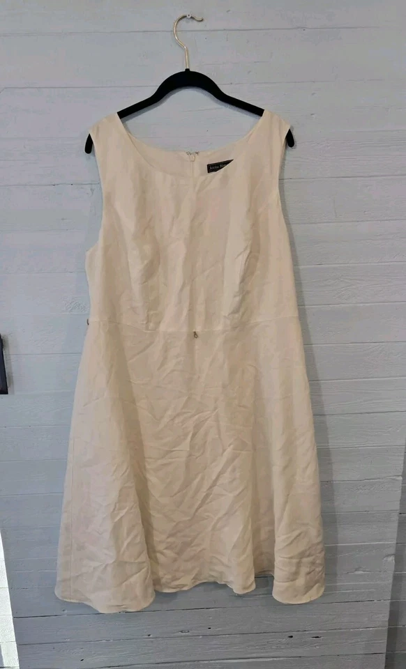 Conjunto de 2 piezas de vestido y chaqueta blazer abierta Jessica Howard para mujer talla 16W Foto 4 de 4