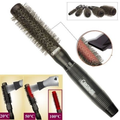 Brosse Thermique Céramique Ionic Concave Centaure - Diamètre 25/40 Mm - Pour Brushing, Neuf