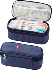 Big Pencil Case Large Capacity Pencil Bag with Zipper Pencil Pouch for Boys Girl