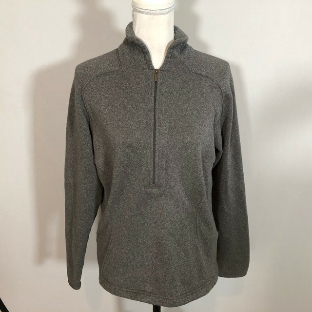 Lands' End Women Pullover Fleece Active Jacket Top Size Medium 1012