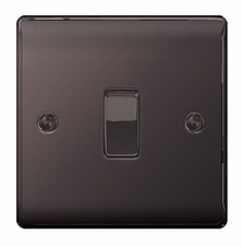 BG Nexus Metal Black Nickel Switches & Sockets Full Range Free P&P