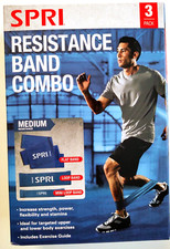 3-Pack SPRI Resistance Band Combo - Medium Resistance