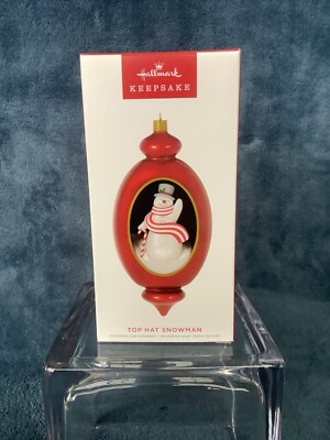 2022 Hallmark Keepsake  Top Hat Snowman  Limited Edition Ornament- E