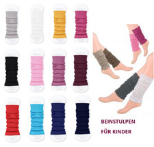 günstige Stulpen Kinder Beinstulpen Mädchen Beinwäremer viele Farben Baumwolle