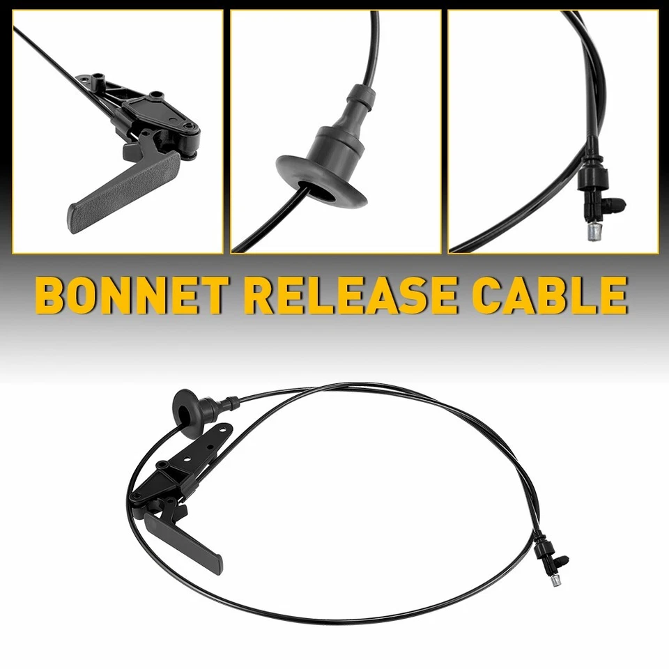 FIT Peugeot Partner (Mk2) & Partner Tepee (2008-2019) BLACK BONNET RELEASE CABLE - Image 4 of 4