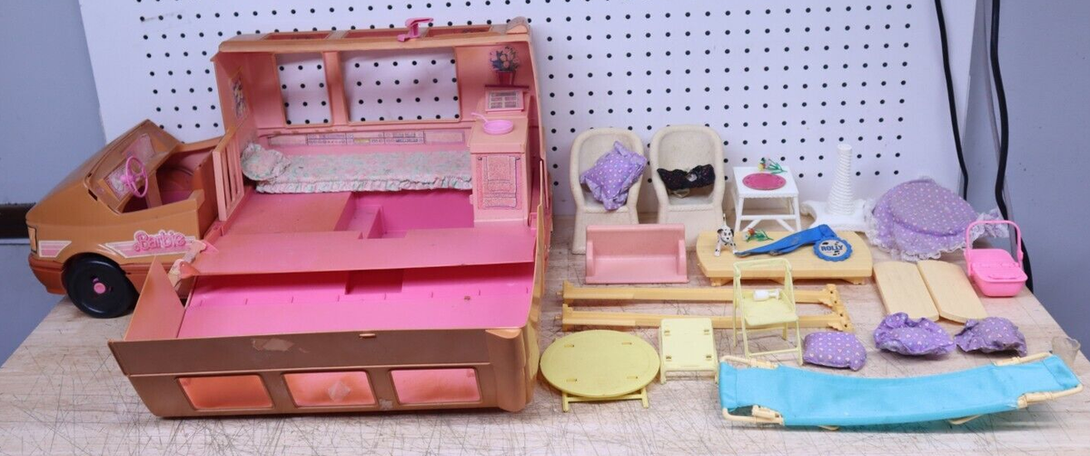 Barbie Magic Van [Mattel] 1989 Camping Car En Boîte En l'état *JRF