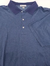 Peter Millar Men's 2XL Short Sleeve Golf Polo Shirt 100 Cotton