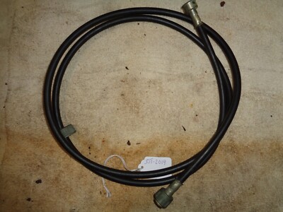 Speedometer Cable Outer Vinyl Case, used 68'' long with AC Lettered Ferrule Nuts