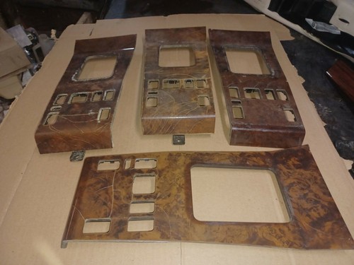Mercedes 400E 500E 300CE Walnut Console Wood W124 90 93 For Refinishing 
