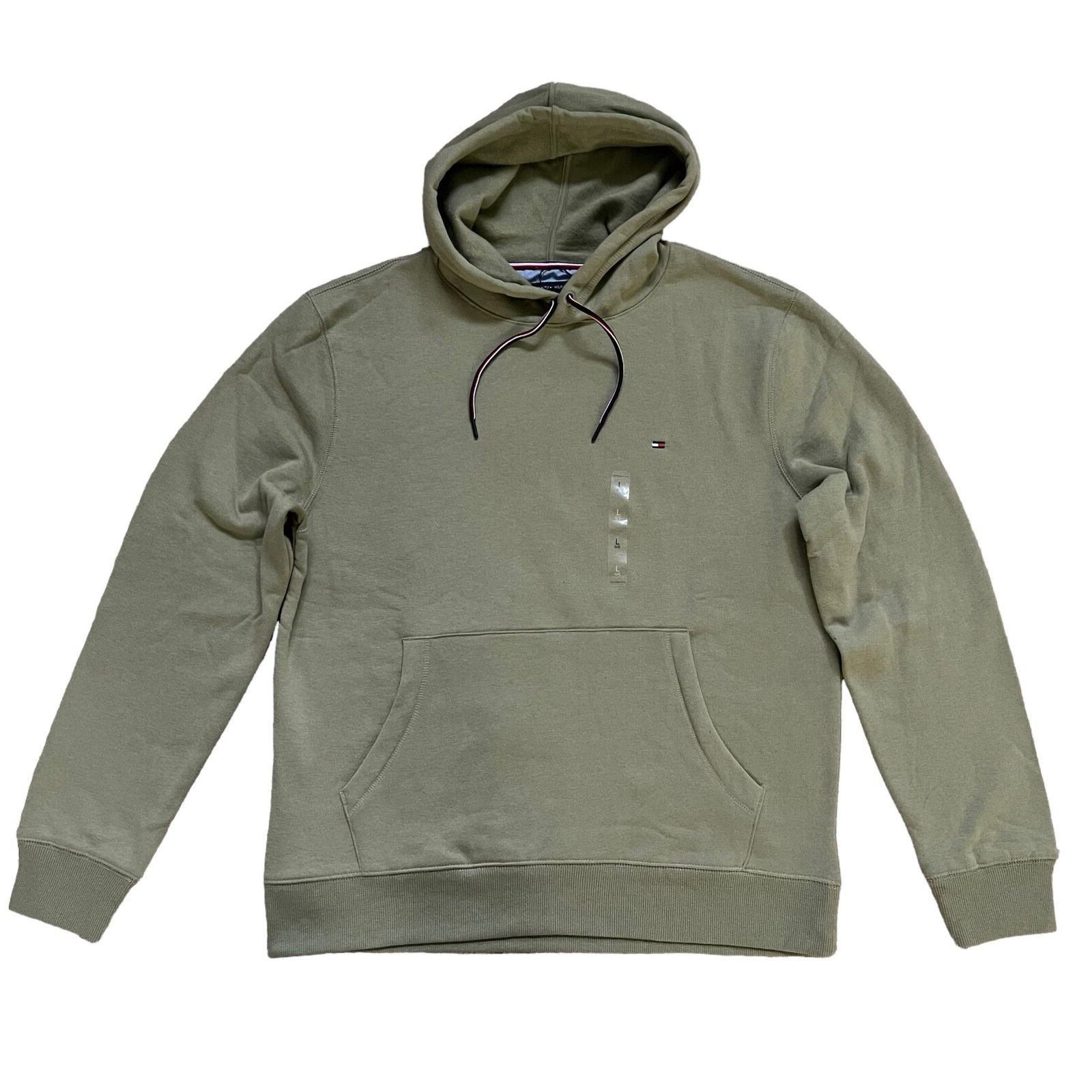 Tommy Hilfiger Men's Essential Classic Solid Pullover Fleece Hoodie Sweatshirt image 8