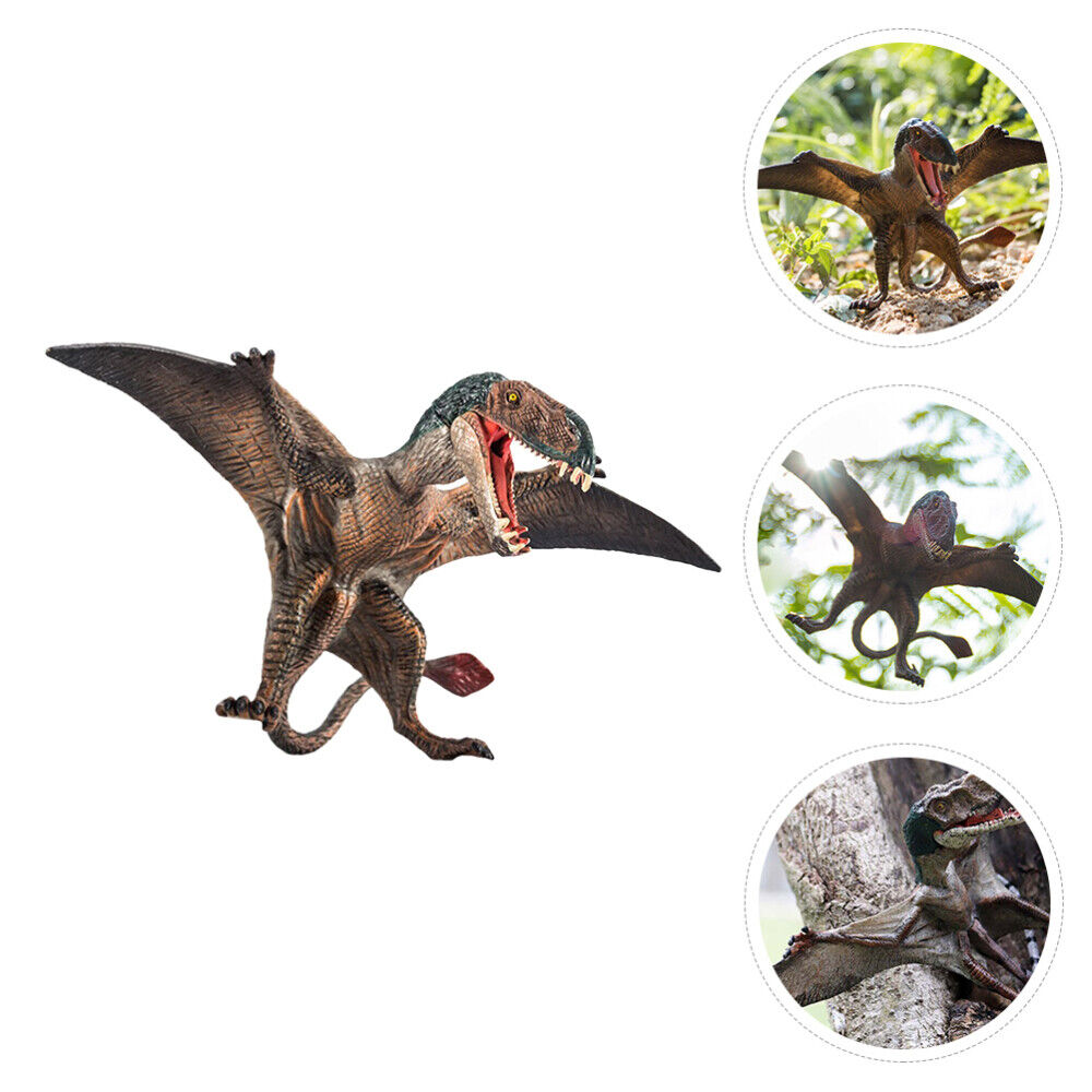 Higherbros Pterosaur Flying Dinosaur Toys Pterodactyl Figure Dinosaur  Figurine Toys Great for Birthday Gift for Kids- Large Size