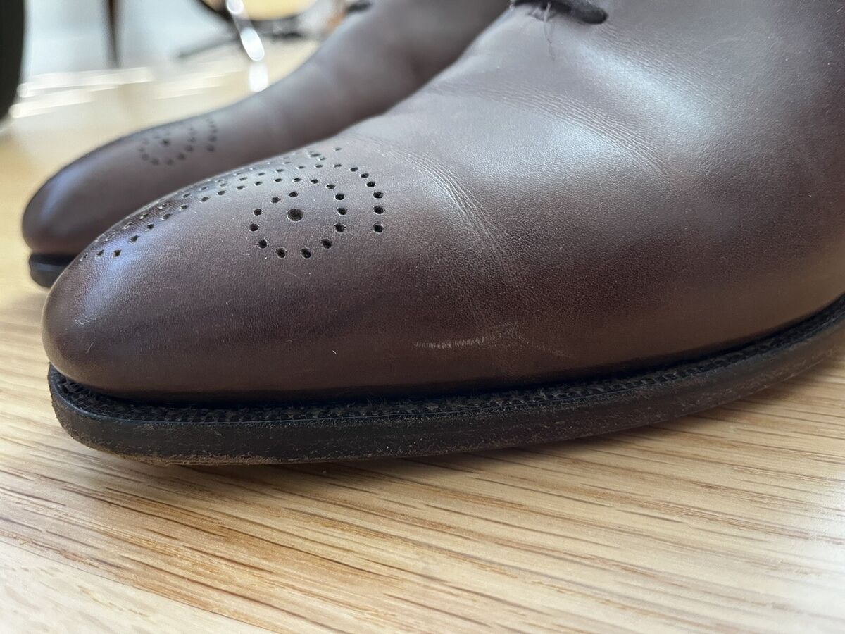 Crockett & Jones Shoes Mens US8 UK7 Weymouth Dark Brown Calf Crockett & Jones Shoes Mens US8 UK7 Weymouth Dark Brown Calf
