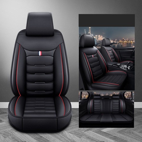 For Toyota 4Runner Car Seat Cover 5 Seat Full Set Leather Front Rear Cushion Pad - Picture 17 of 22