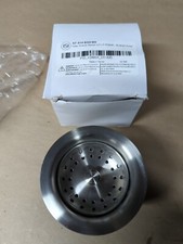 Signature Hardware DEEP STRAINER BASKET WITH LIFT STOPPER - BRUSHED NICKEL