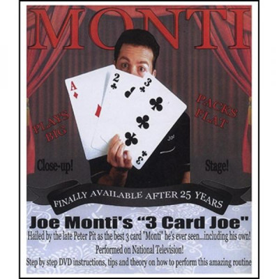 Joe Monti's ''3 Card Joe''  - Riesen-Kümmelblättchen / Three Card Monte XL