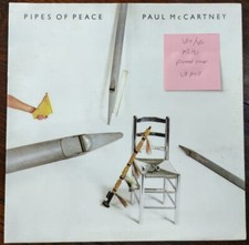 Paul McCartney Pipes Of Peace Vinyl Record LP VG+/VG PCTC1652301 1983
