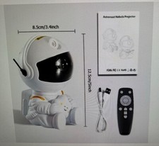 Star Projector Galaxy Night Light Astronaut Space Projector Starry Nebula Ceilin