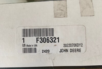 New OEM John Deere F306321 Seal Kit | eBay 