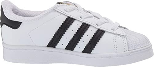 adidas Original Unisex Child Superstar Elastic Sneaker Wh/BLK Toddler NIB - Picture 2 of 8