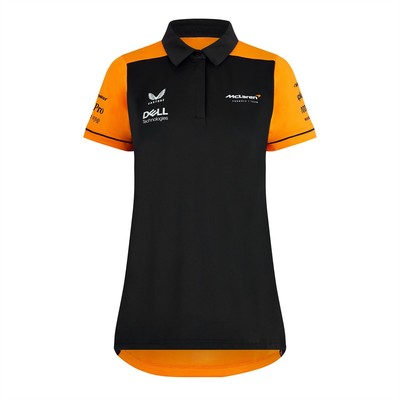 Castore Womens Mcl Rep Polo Shirt Top Short Sleeve