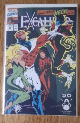 EXCALIBUR #33 Vol.1, Marvel Comics, 1988 High Grade 9.8 