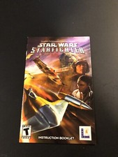Star Wars Starfighter ps2 manual Only