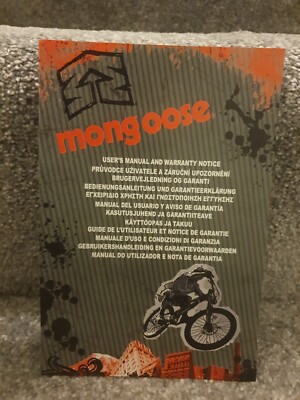 Mongoose LOGO 2009 Benutzerhandbuch und Garantiehinweis RAR Sammlerstück pädagogisch